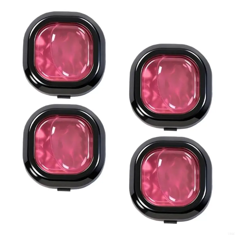 ABS Car Vent Air Freshener, Clip On Square Fragrances Diffuser 4 Piece Set New