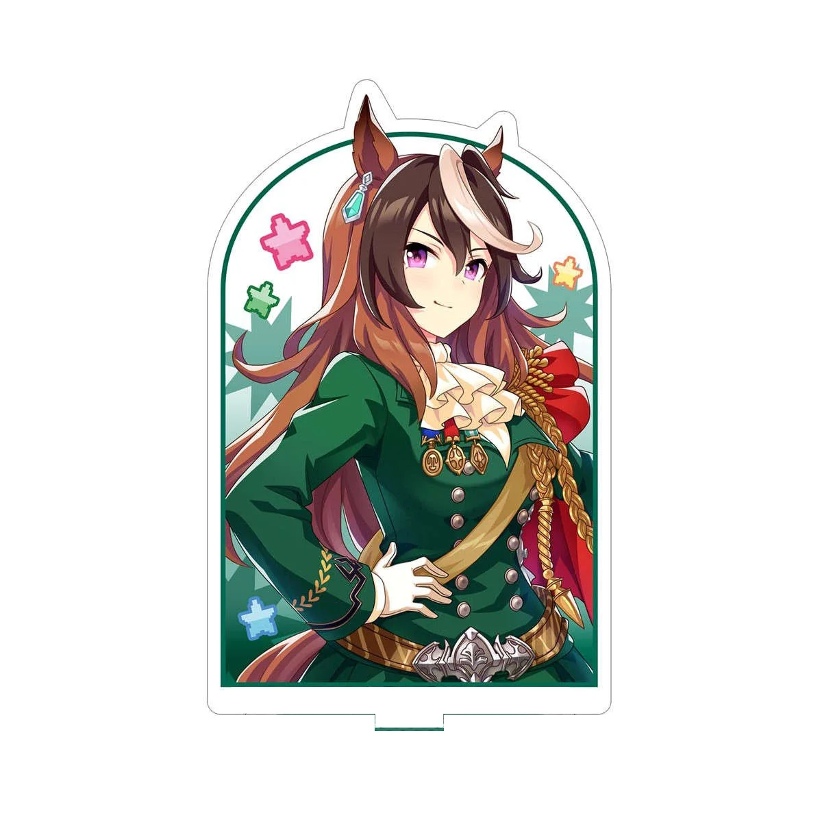 Anime Fans Gifts Pretty Derby Daiwa Scarlet Still in Love Party Dash HD Figures Acrylic Stand Desktop Ornament Series About15cm