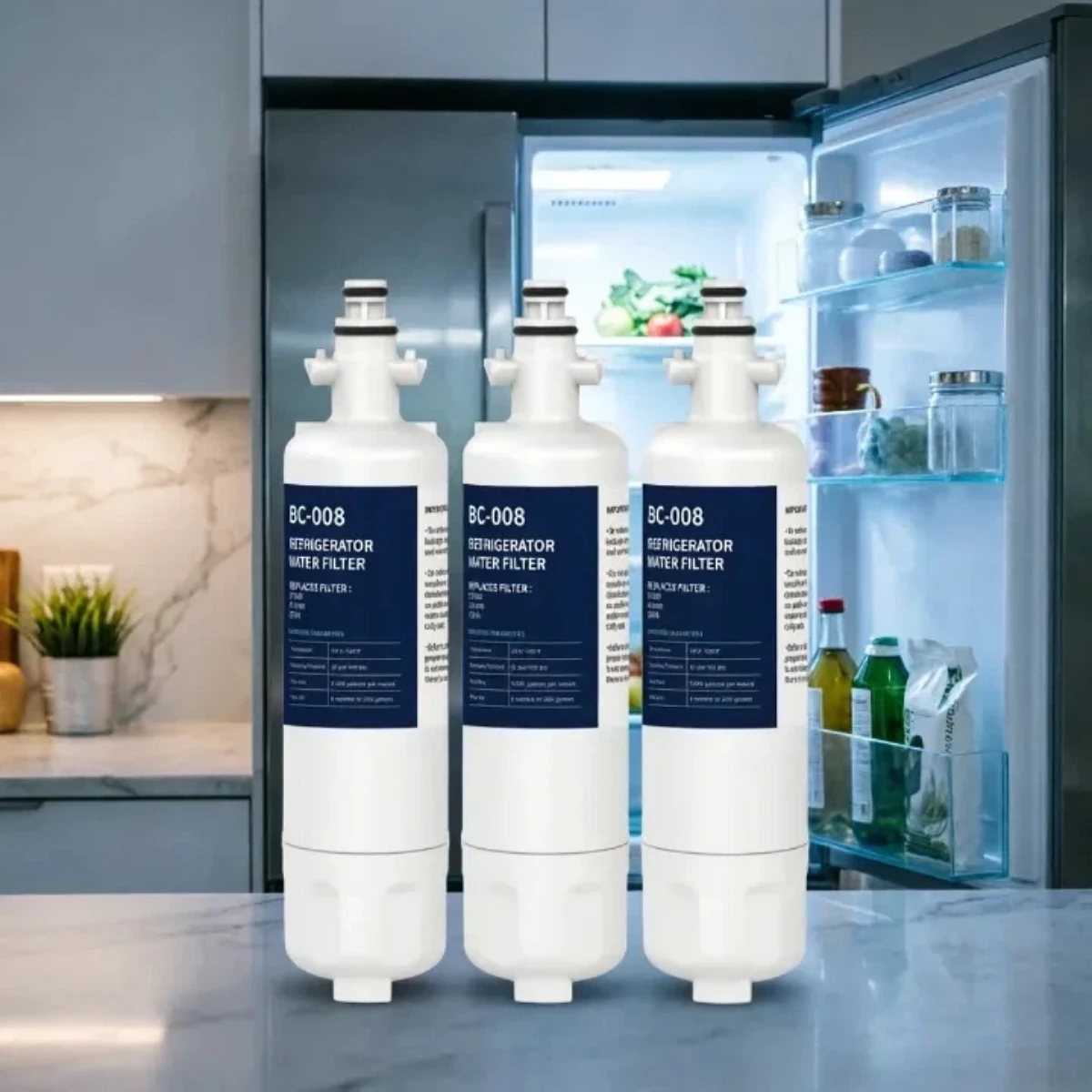 

Refrigerator Water Filter Replacement 3 Pack 9690 for kenmore Elite 469690 LT700P RFC 1200A ADQ36006101 RWF1052 RWF1200A