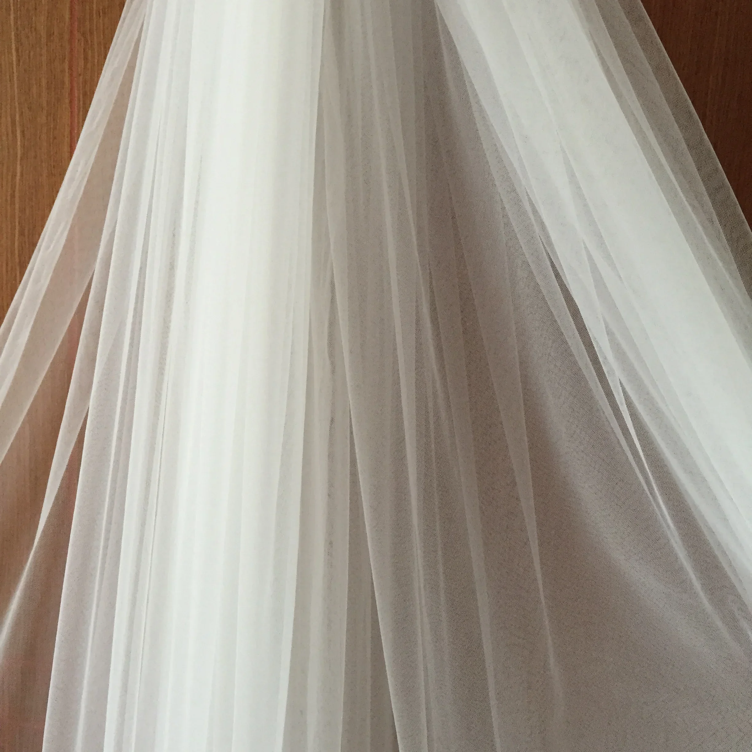 Encryption Soft Mesh Fabric for Bridal Wedding Dress, Tulle Fabric, Widening, 300cm Width