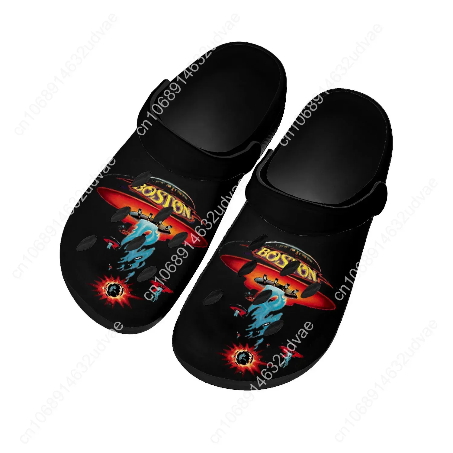 Boston Band Water Shoes Men Women Teenager Non-slip Fashion Home Garden Clogs Custom Sandals Beach Breathable Hole Slippers