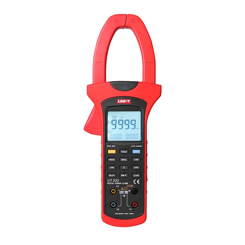 UNI-T UT233 Ac 1000A 600V LCD Backlight Clamp Meter Uni t Digital Clamp Meter Manual