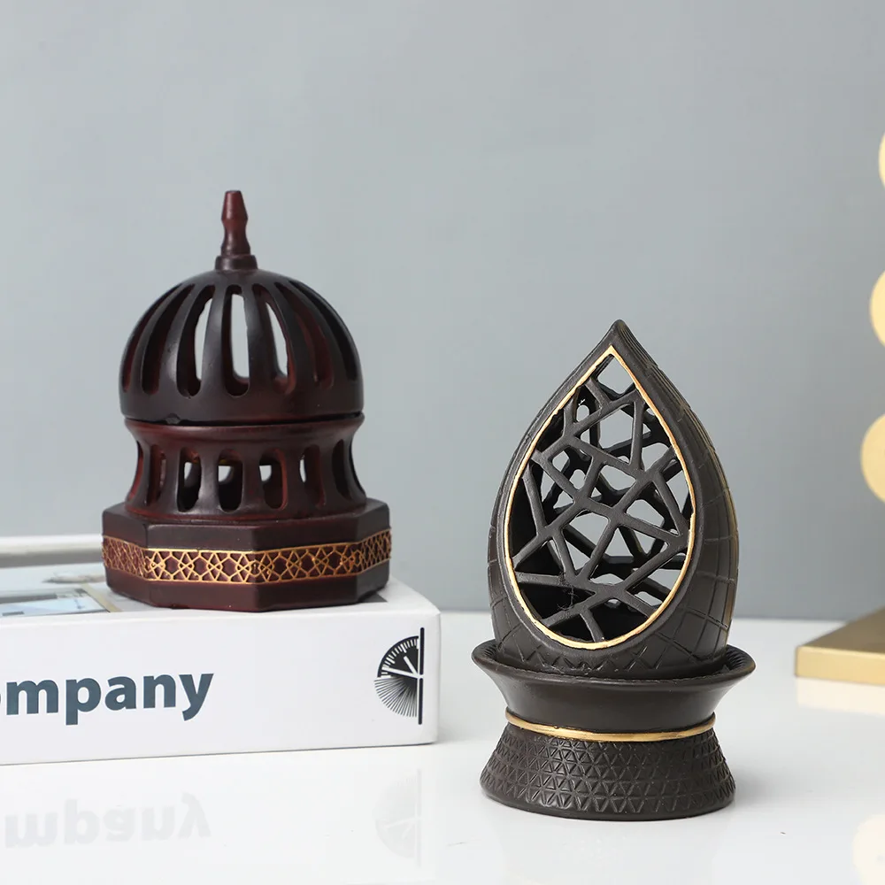 New Resin Craft Small Incense Burner Creative Hollow Aromatherapy Table Ornament