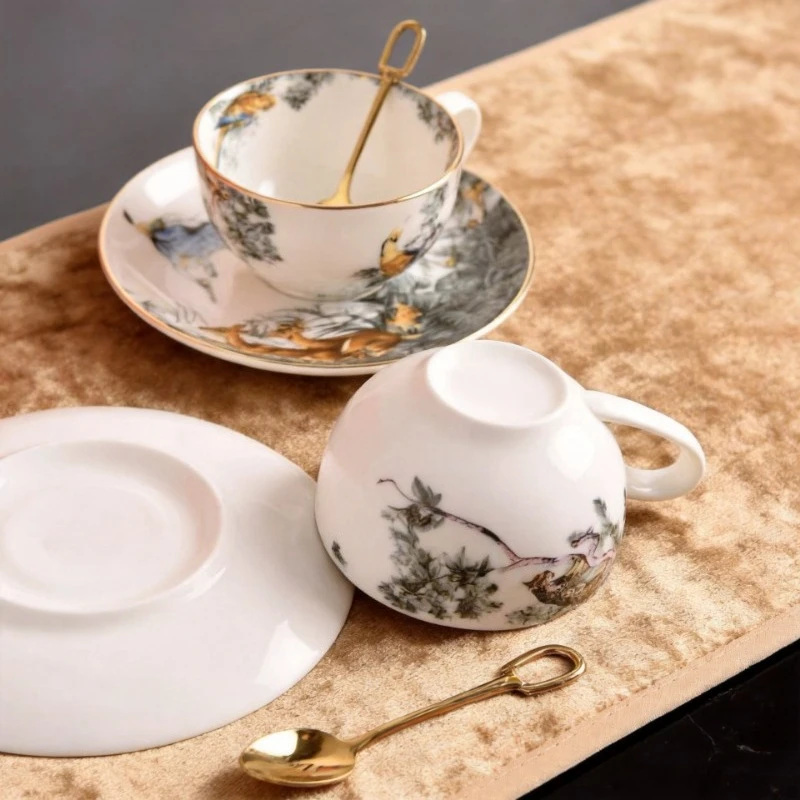 Retro British Bone China Jungl - Coffee Tea Love recension och pris