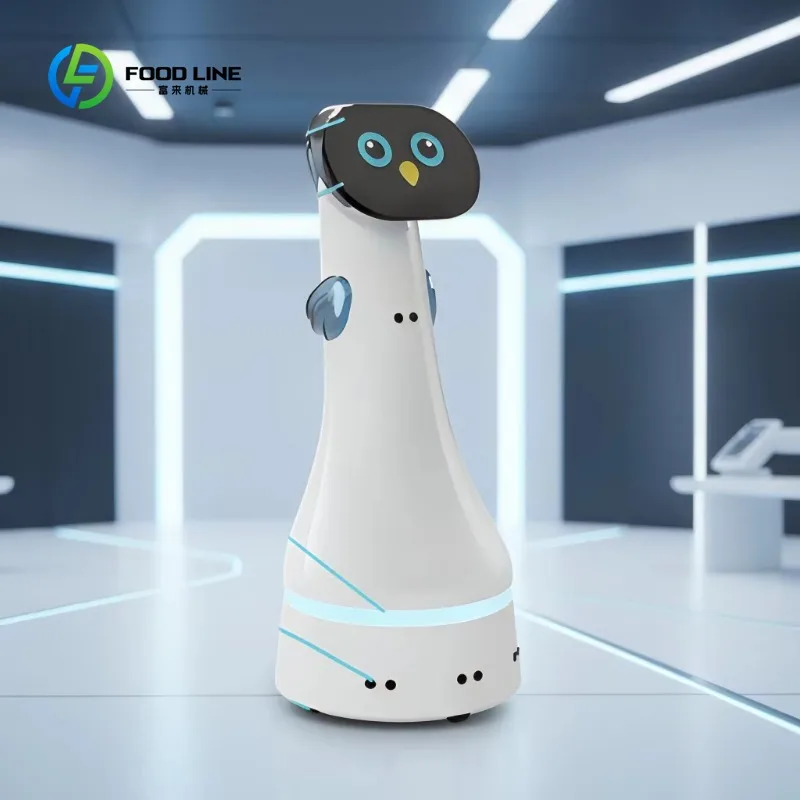 Smart AI Receptionist Robot Information Display Greeting Robot Language Customized Service Robot for Business Office