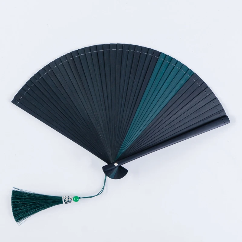 New Chinese Style Retro Bamboo Hand Fan Elegant Dance Performances Hand Held Folding Fans Props Wedding Gift Fans for Guest