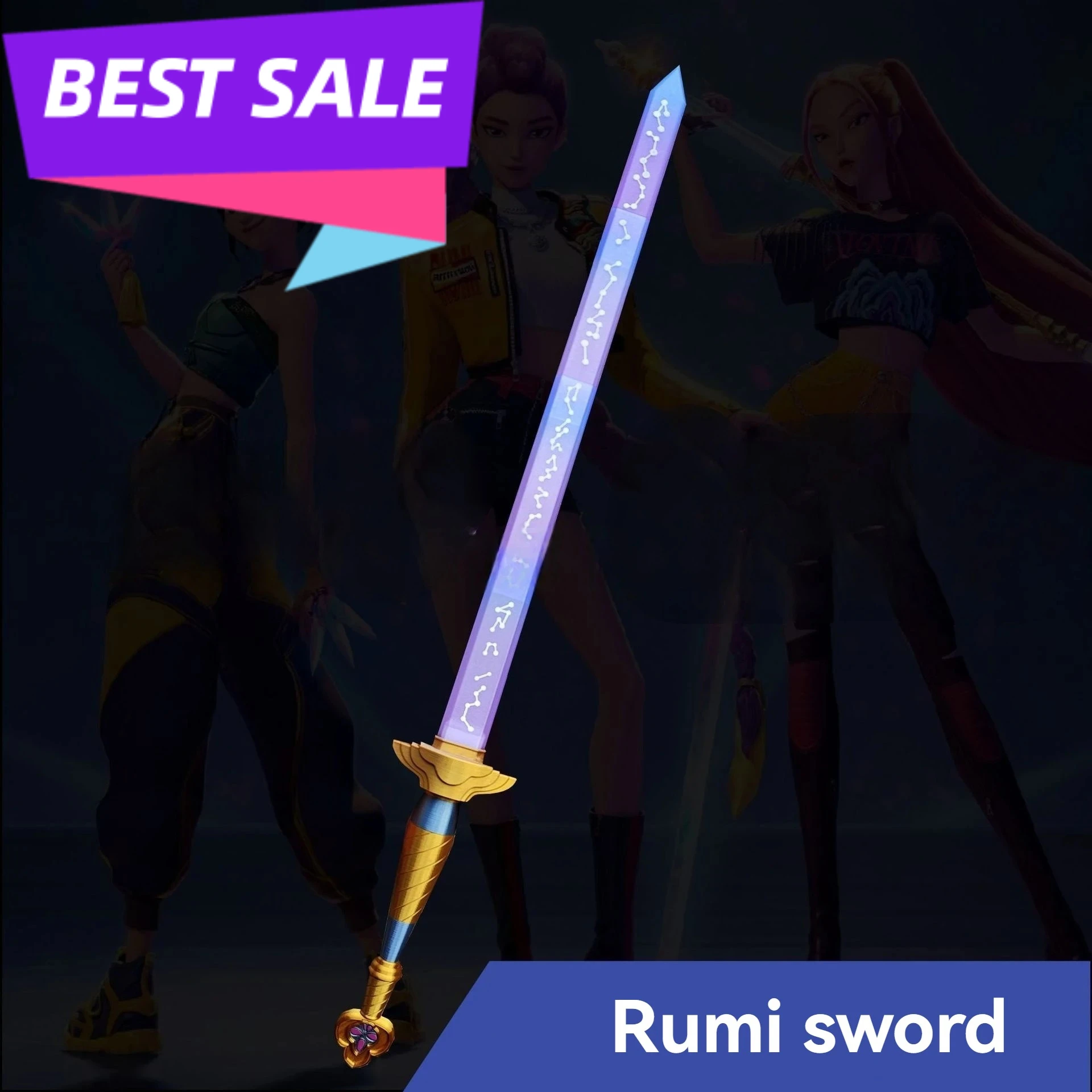 

ГОРЯЧИЙ Новый Маскировка Охотник на демонов Kpop Руми Мира Косплей Длинные лезвия Мультфильм Хэллоуин Рождество Необычные аксессуары для вечеринок