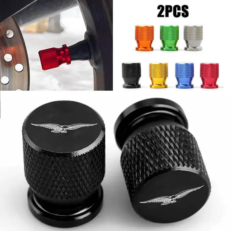 عجلة دراجة نارية الإطارات صمام قبعات غطاء محكم ل Moto Guzzi V85TT V100 Mandello V7 Stone V85 V8S TT V7 V9 Audace Griso Breva