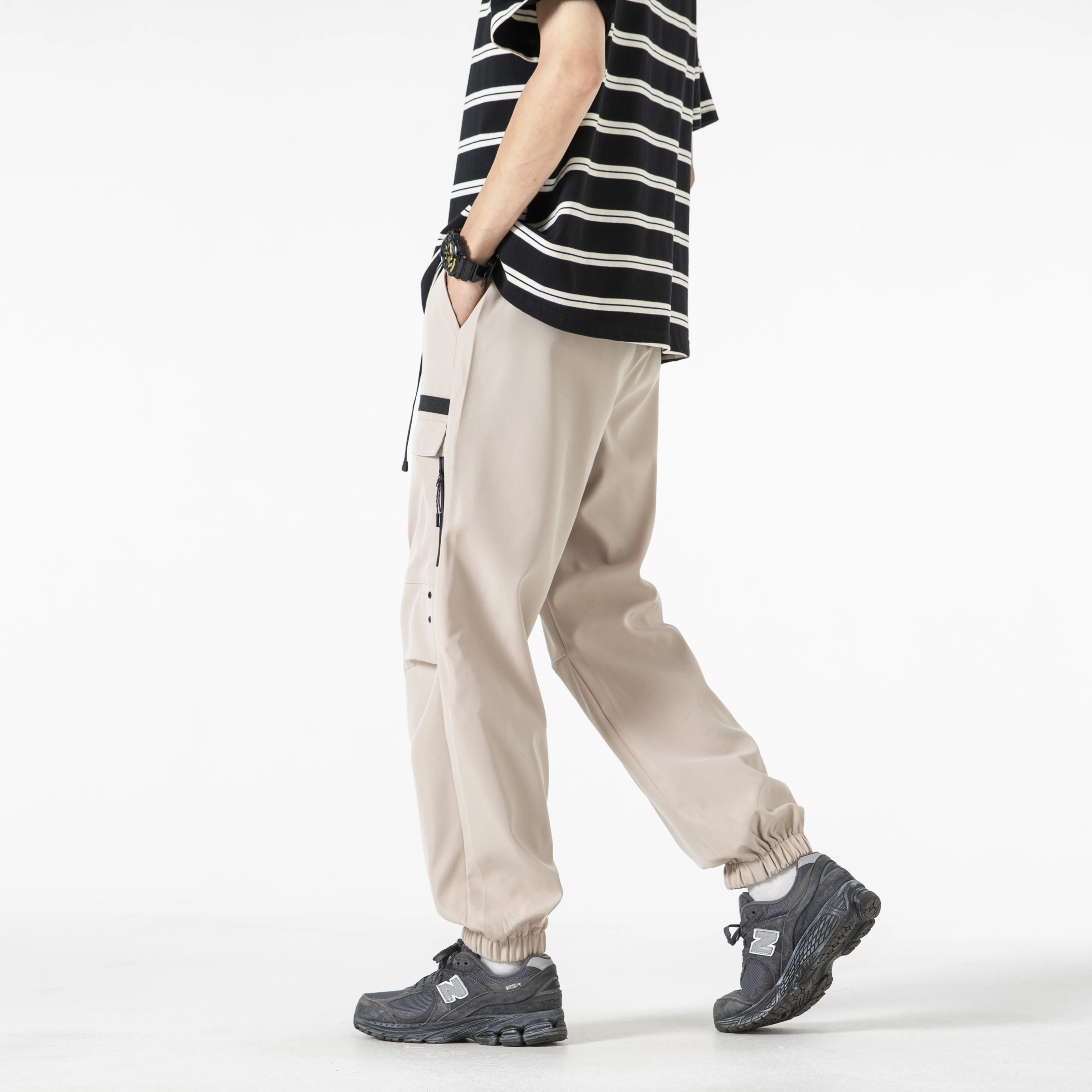 

Men's workwear pants, American retro autumn new style, straight-leg loose wide-leg pants, casual and versatile, men's long pants