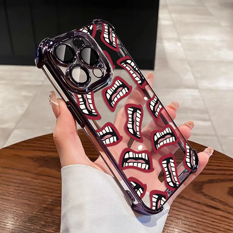 Cute Evils Queens Ursula Phone Case For iPhone 16 15 14 13 12 11 Pro Max X XR XSMax 7 8 Plus Shockproof Clear Armor Cover