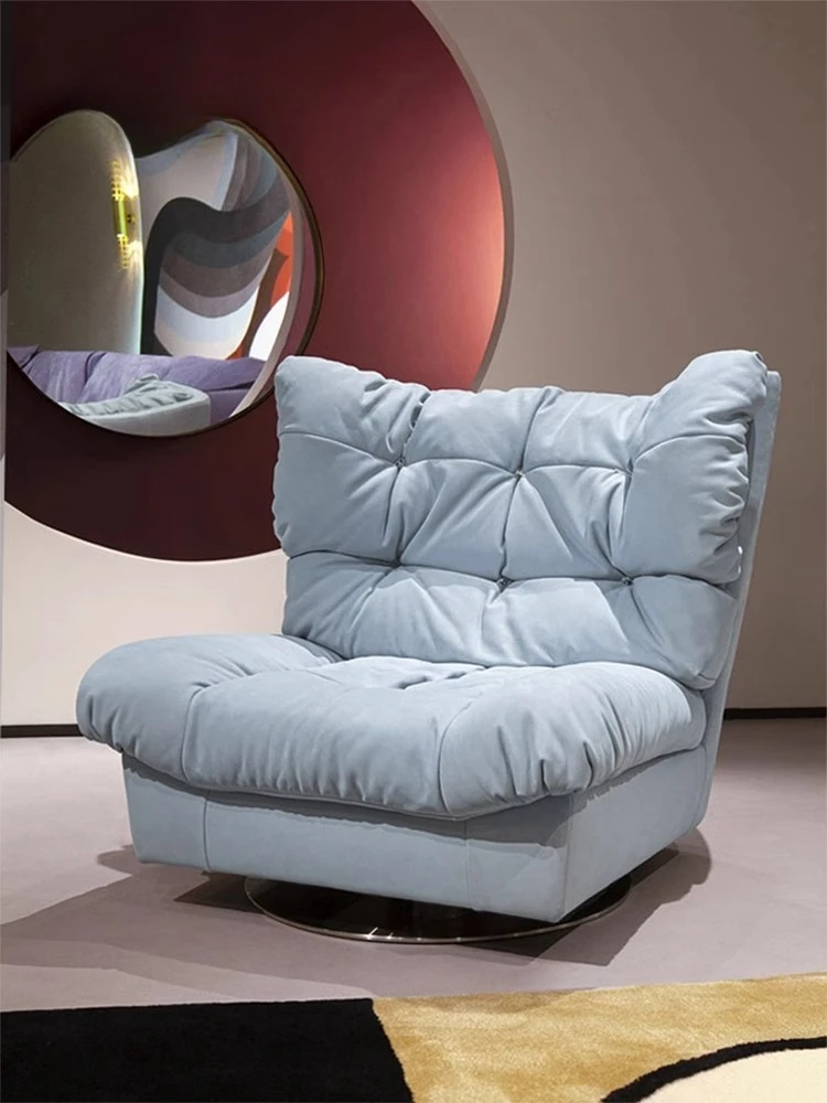 Cloud Internet Celebrity Einzelsofa Lazy Down Matte Cloth Casual Sofa Stuhl Rotation