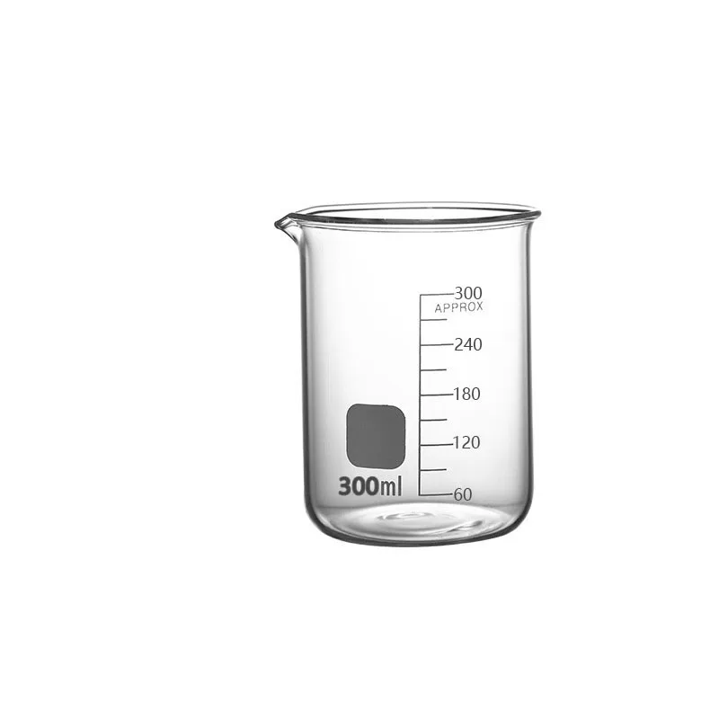 YWDL Hochwertiger Borosilikatglas-Messbecher mit Skala, Laborbecher, Küchen-Backmessbecher 50/100/150/250/500/1000ml