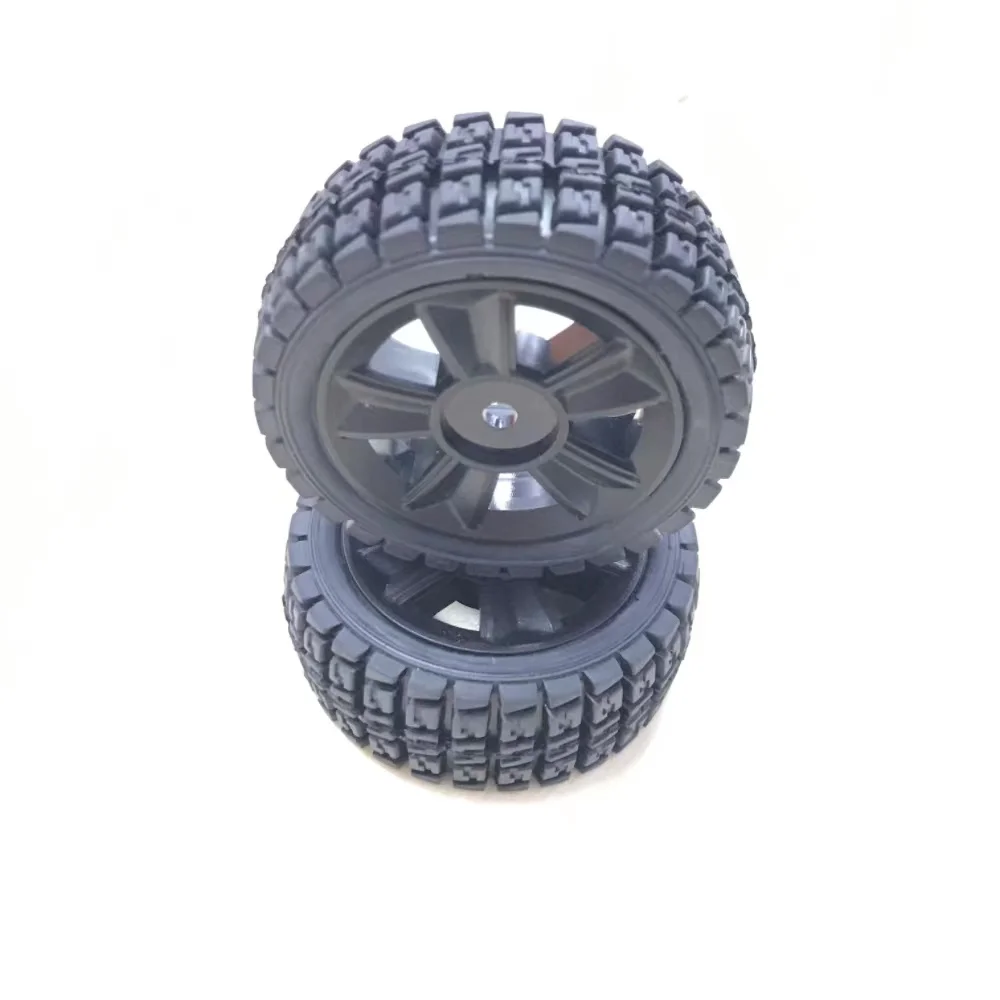 HYPER GO 14301/14302 1/14 Scale RC Car Accessories Parts 1415A1 On-road Wheels & Tires Set, Suitable for Hex 12mm