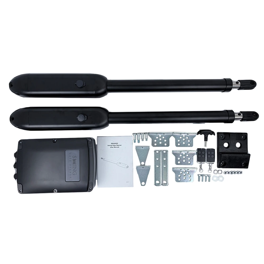 

Автоматический привод для распашных ворот с дистанционным управлением для современных вилл, максимальный вес одинарной створки 400 кг