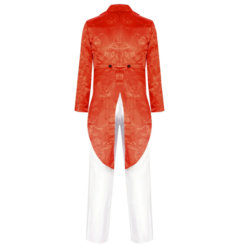 5 STKS Jerome Cosplay Rode Jas Oranje Vest Gental Man Pak JJoker festival Outfit Halloween Kerst Carnaval Party Uniform