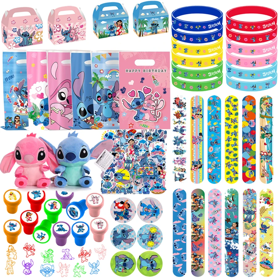 

Ститч сувениры на день рождения детские игрушки штампы наклейки браслеты подарочная сумка пиньята наполнители награды рождественские украшения поставки