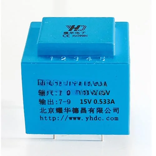 Wuxi SEG Yaohua PE4121D-I 8VA 380V/15V0.533A potting transformer