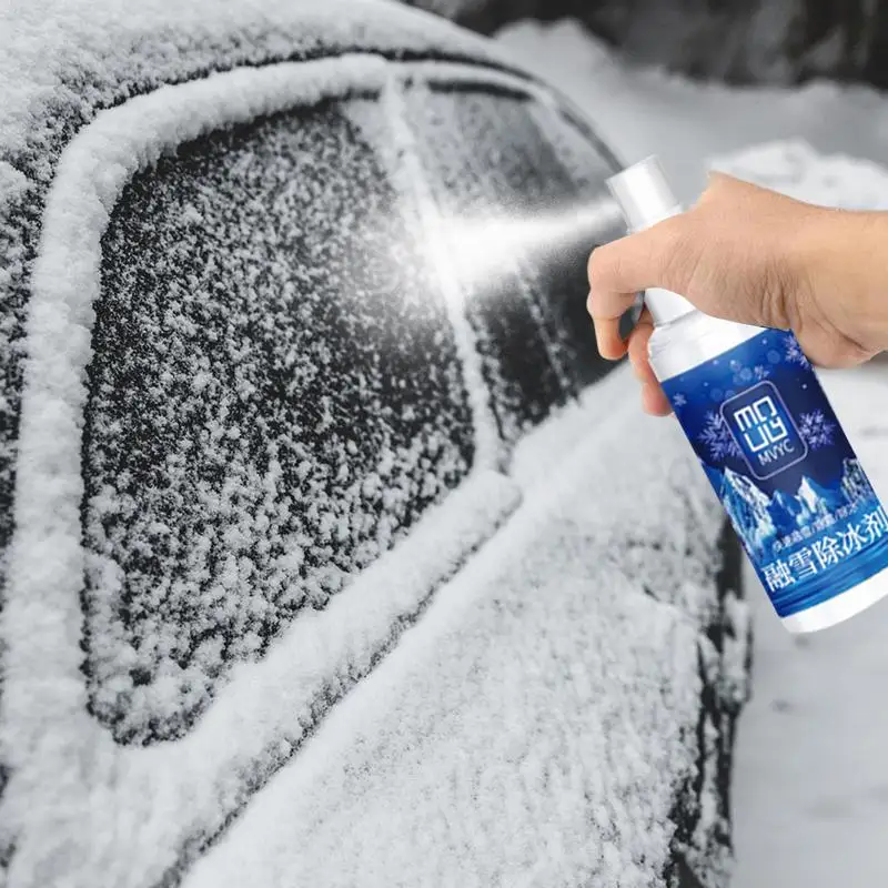 Car Windshield Defroster Window Snow Spray Fast Acting Deicing Spray Melting Spray 100ml Car Windshield Effective Deicer Spray