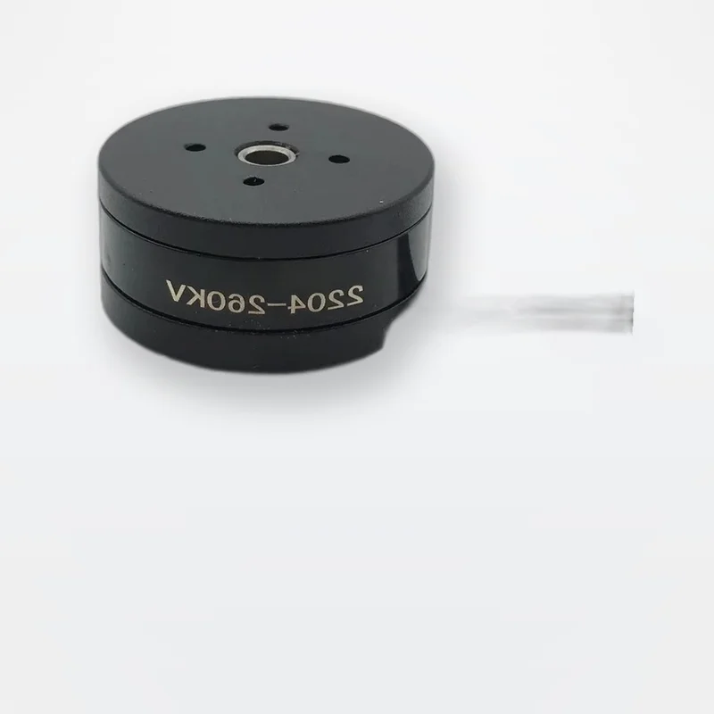 Gimbal Brushless Motor 2204 260KV,12 Slots 14 Poles 80T Hollow Shaft,7-12V 2-3S LiPo 12W 0.1A No Load for FPV Camera Drone DIY