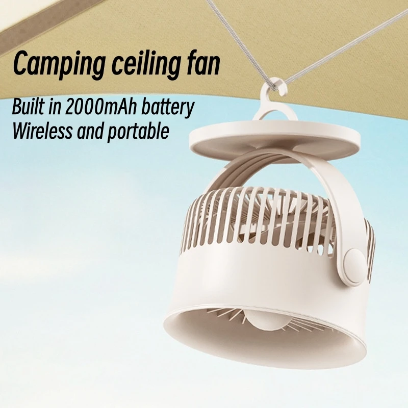 Multifunctional Electric Fan Air Circulator 2000mAh Wireless Portable Home Quiet Ventilator Desktop Wall Ceiling Fan Air Cooler