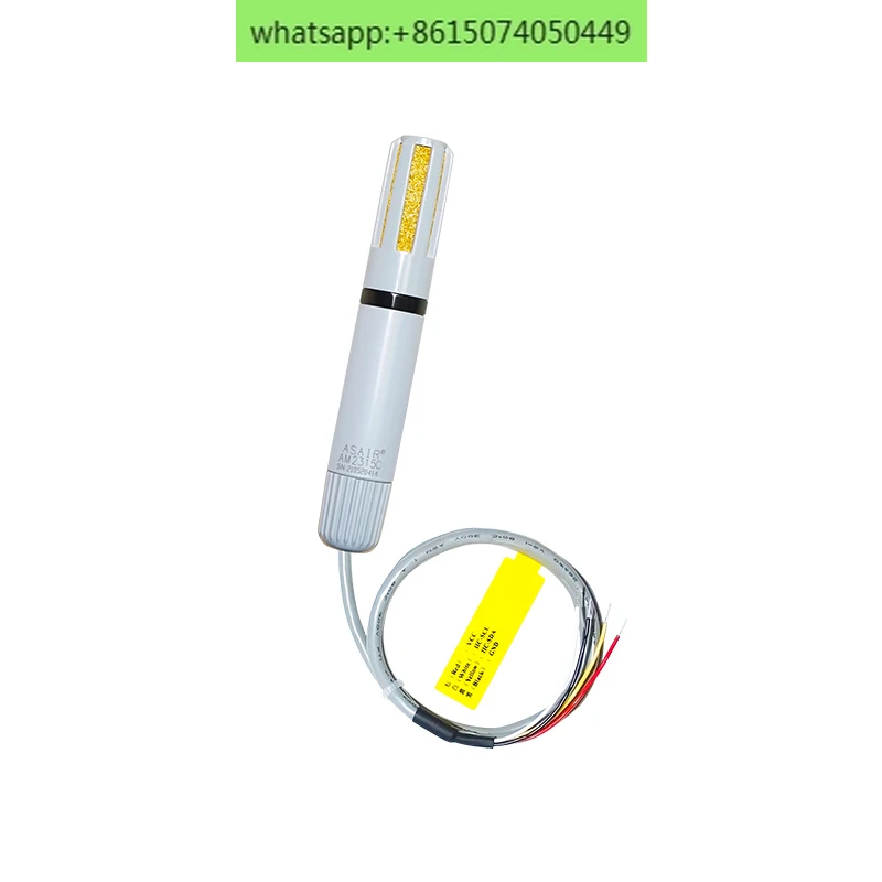 

ASAIR Pipeline Wall Mounted Temperature and Humidity Sensor Probe Industrial High Precision AM2315C