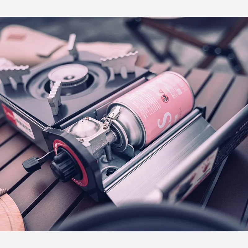 휴대용 스테인레스 스틸 가스 스토브, 여행용 캠핑 가스 스토브, 3 버너 자동, 3500W