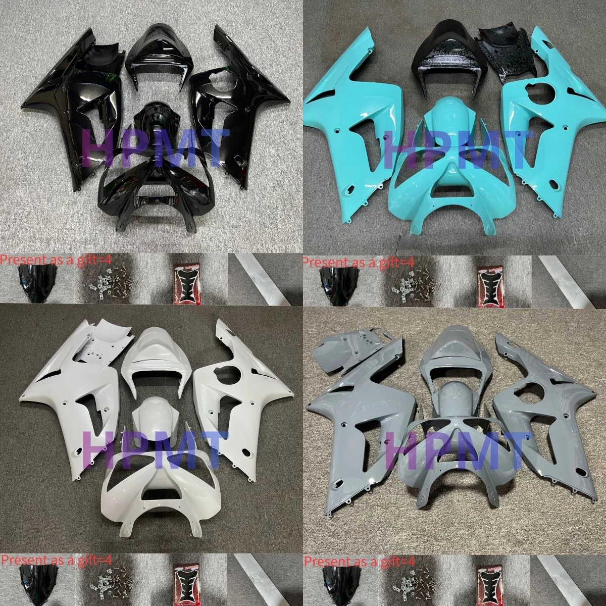 

NEW ABS Motorcycle Injection mold Fairings Kit fit for Ninja ZX-6R 2003 2004 ZX6R zx 6r 636 2003 2004 bodywork full fairing kits