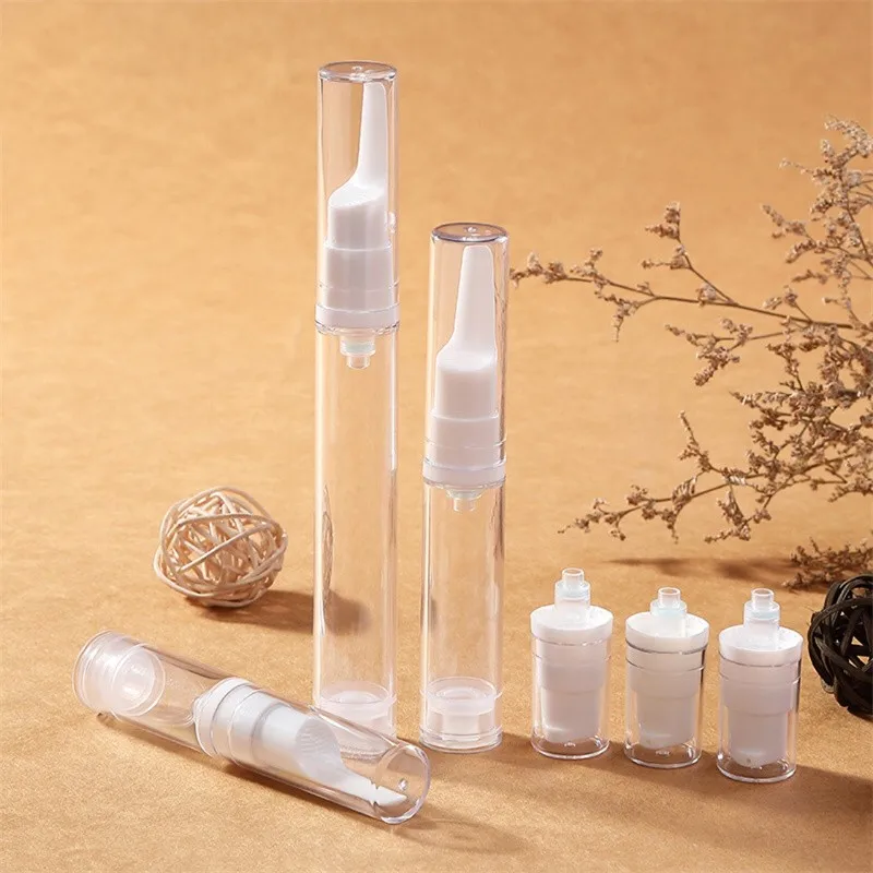 Liquid Foundation Travel Bottle 5/10/15ml Cosmetics Eye Cream Vacuum Bottle Travel Portable Refillable Bottles Wholesale