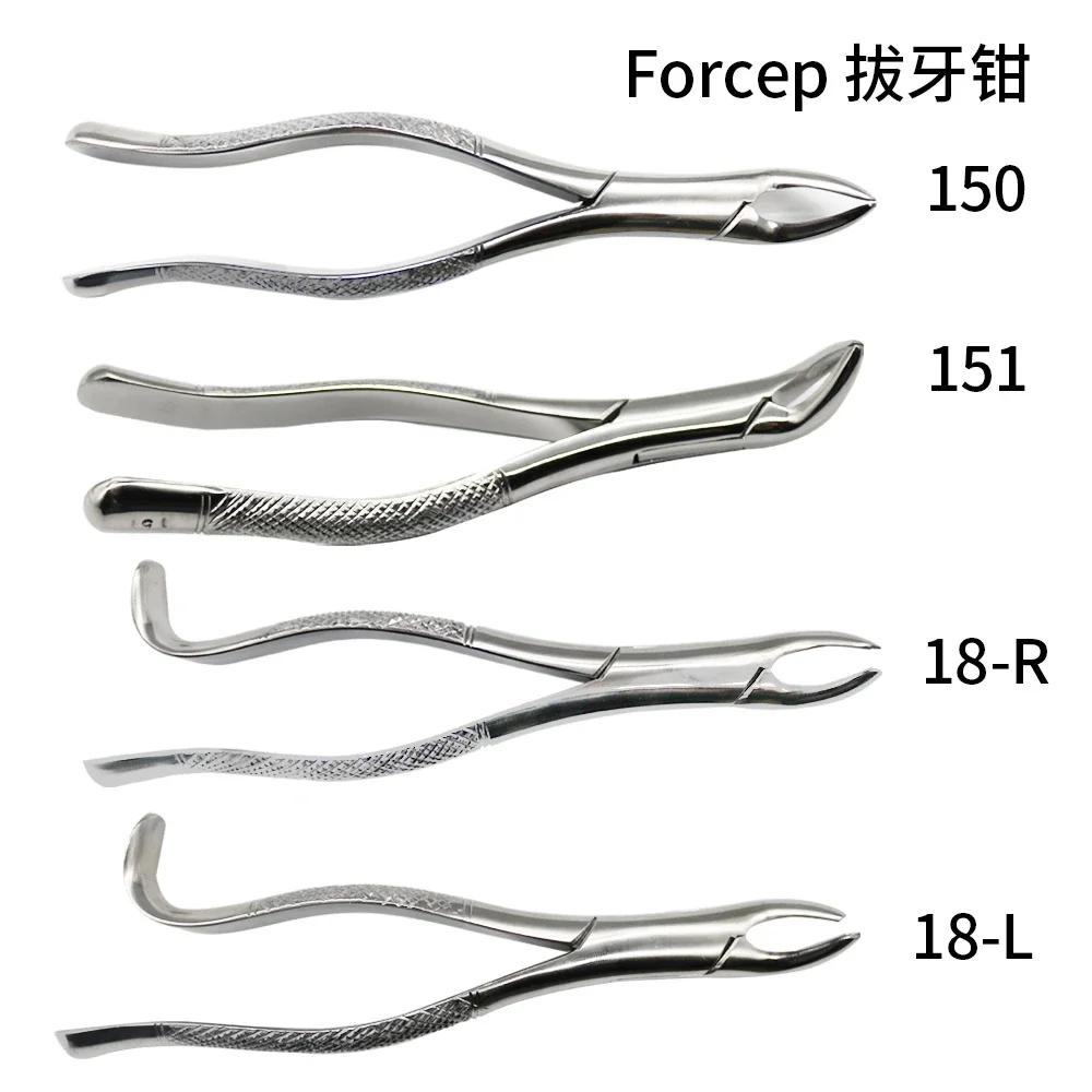 Adult Tooth Extracting Forceps Pliers Dentist Surgical Extraction Instrument Dental Residual Root Forceps