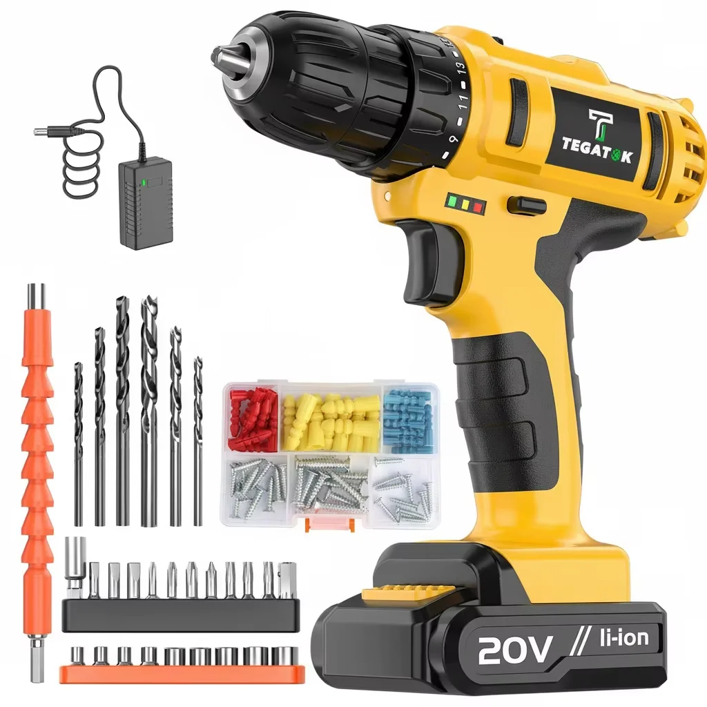 

35N. M Multifunctional Electric Screwdriver for Home DIY Cordless LED Electric Drill Tool