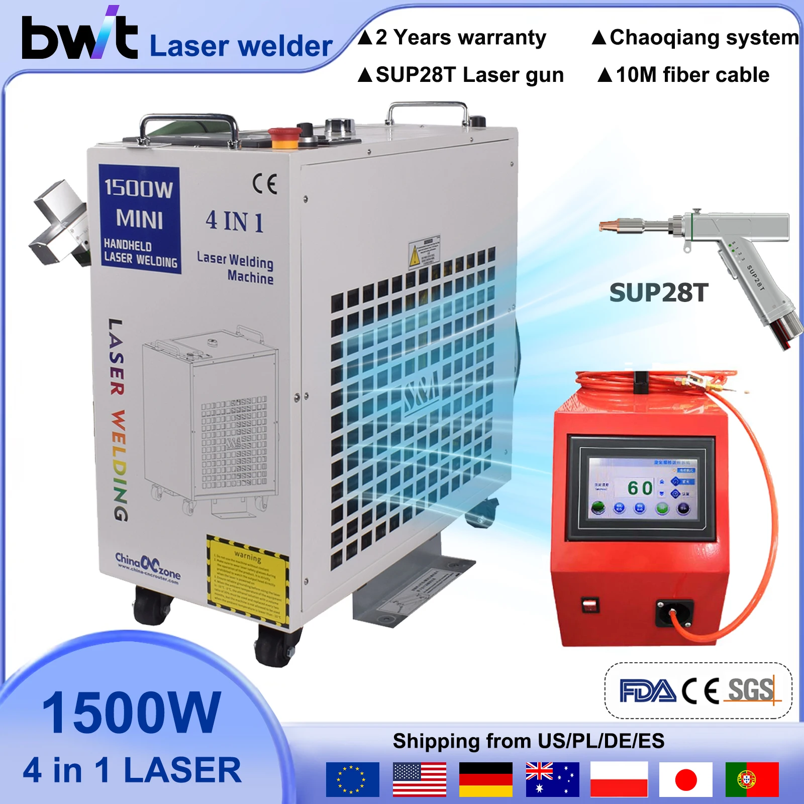 Bwt 1500W Laser Wel…