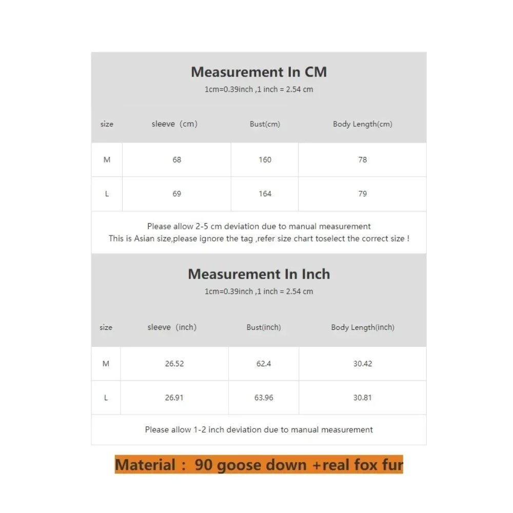 Piumino da donna in vera pelliccia di volpe naturale nuovo piumino invernale in piuma d'oca bianca spessa parka medio-lungo piumino caldo allentato femminile