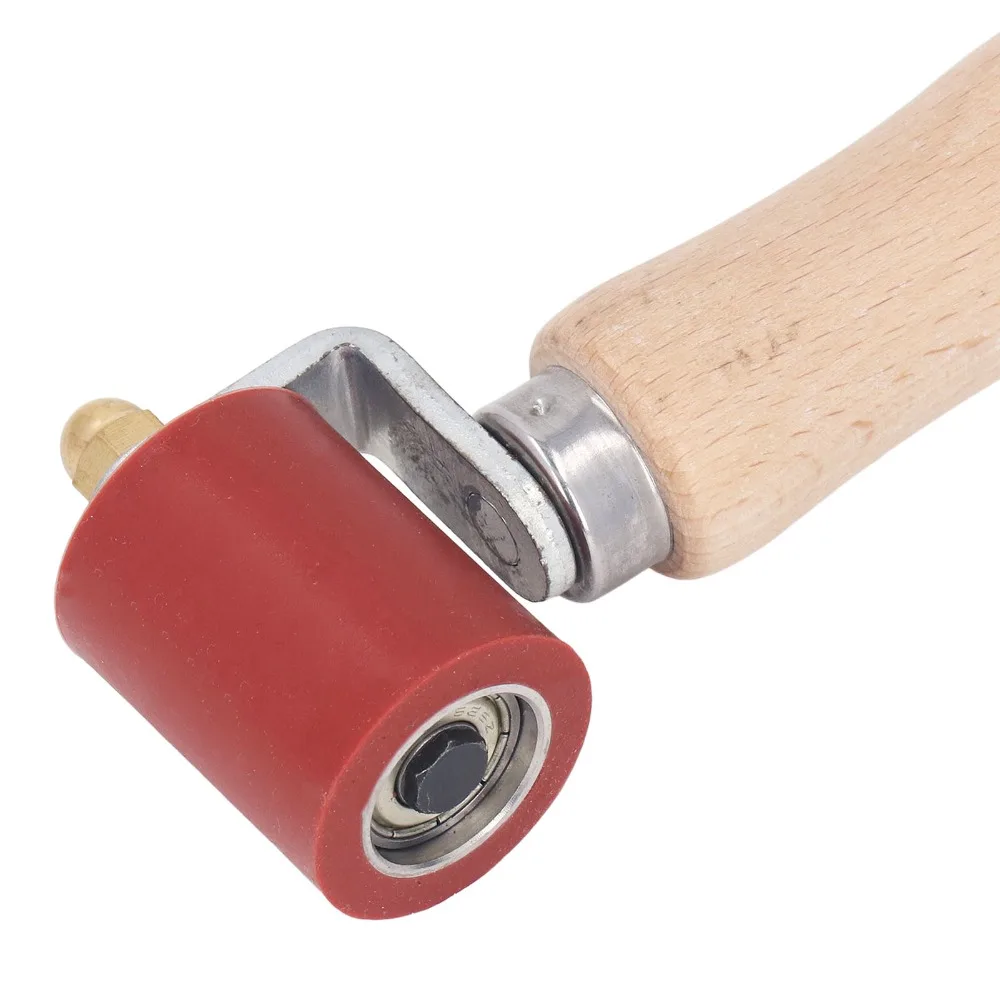 Smoothing 40mm Seam Roller 1.57 Inch 6mm Brass Detail Roller Double-End Waterproof Penny Roller Wallpaper Banner