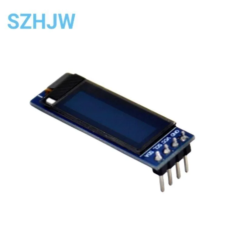 0.91 Inch 128x32 IIC I2C White / Blue OLED LCD Display DIY Module SSD1306 Driver IC DC 3.3V 5V for arduino