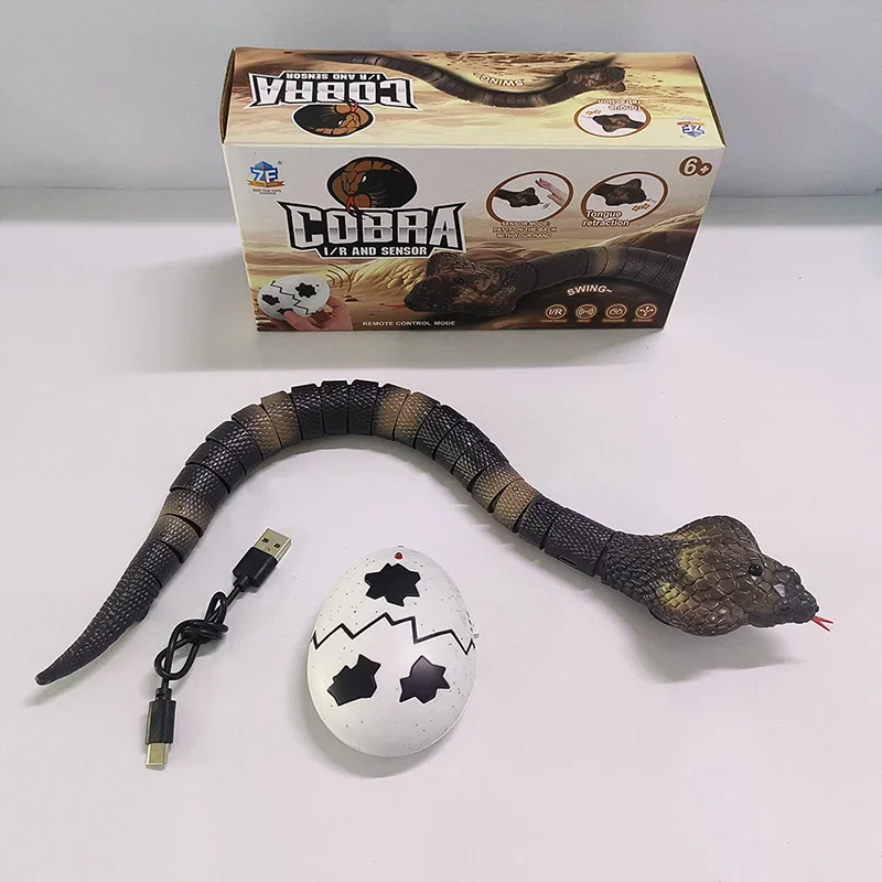 Rc Prank Infrarood Detectie Afstandsbediening Dier Cobra Kat Hond Huisdier Prank Roman En Leuk Vakantie Cadeau Voor Kinderen