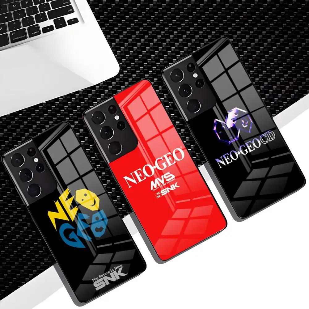 S-SNK N-Neogeo Phone Case For Samsung S26 S25 Edge S24 S23 S22 S21 S20 Ultra Plus FE Glass Cover