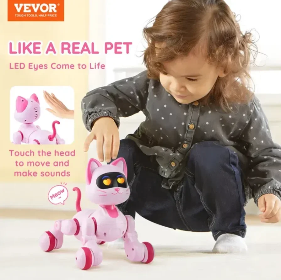 RC Robot Cat Toy for Kid Talking Dancing Touch Remote Control Programmable robots remote control toy remotecontrol robotkidstoys