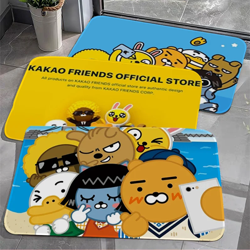 

KA-KAOS FRIENDS Floor Mat Hallway Carpet Retro Multiple Choice Living Room Kitchen Rug Non-Slip Welcome Rug