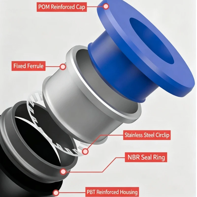 2~20P OD 4/6/8/10/12/14/16mm Pipe Pneumatic Fitting Tube Connector Fittings Air Quick Water Pipe Push in Hose Quick Couping