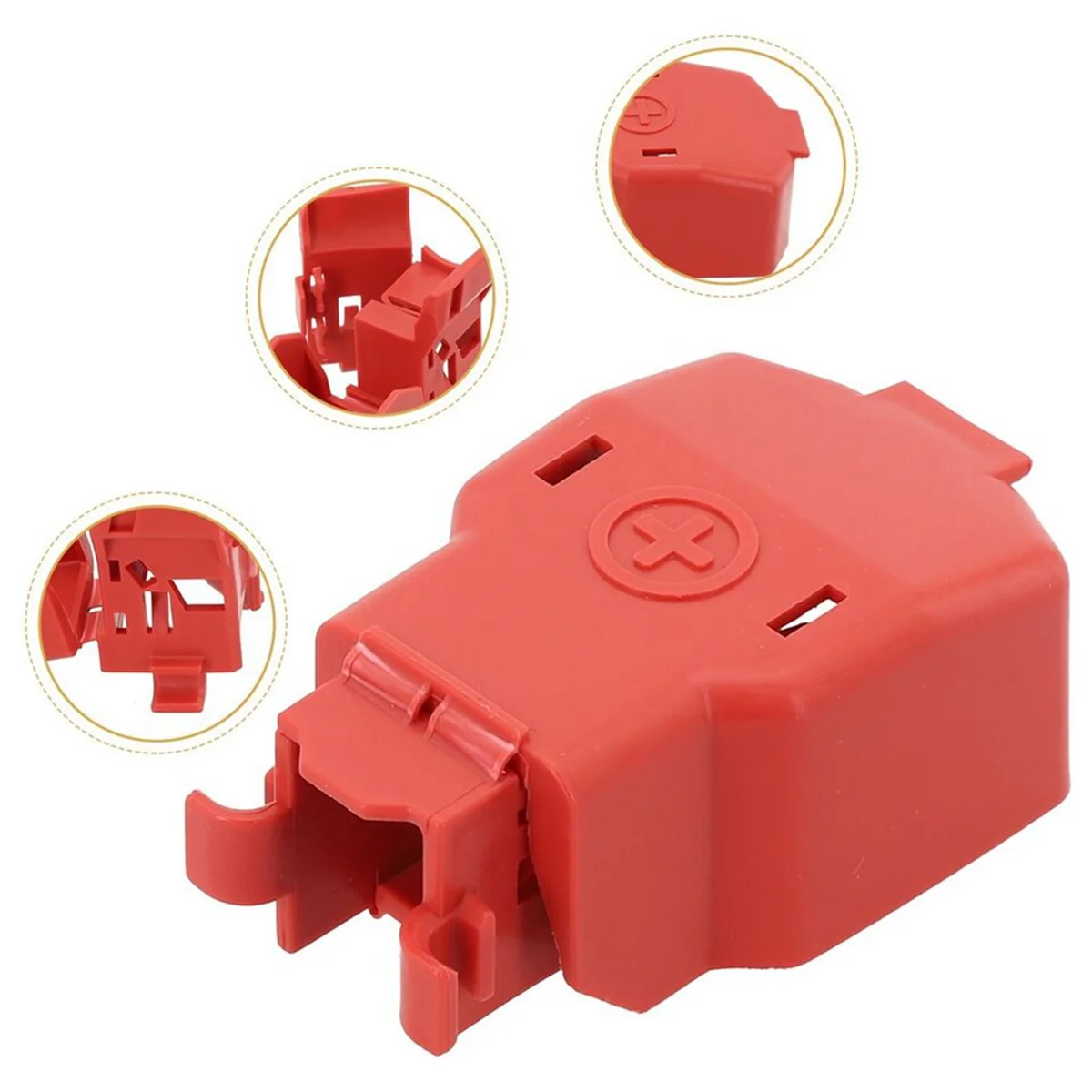 Car Positive Battery Terminal Cover 32418-R40-003 for Honda Accord 10-17 CR-V 17-23 Battery Positive Caps 32418R40003