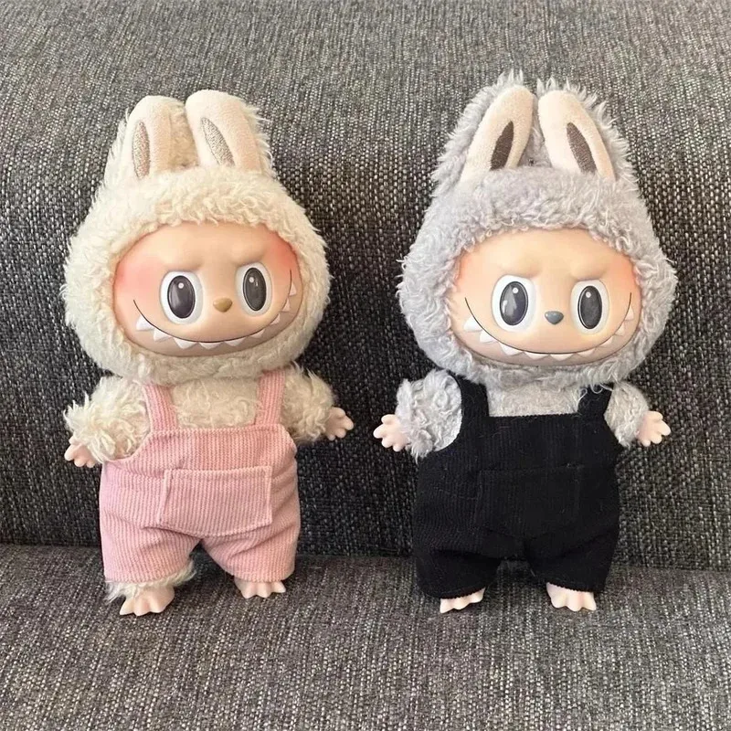 Mini Doll'S Clothes Outfit Accessories For Korea Kpop Exo 15-17cm Labubu Idol V1 V2 Pocket overalls Clothing Gift