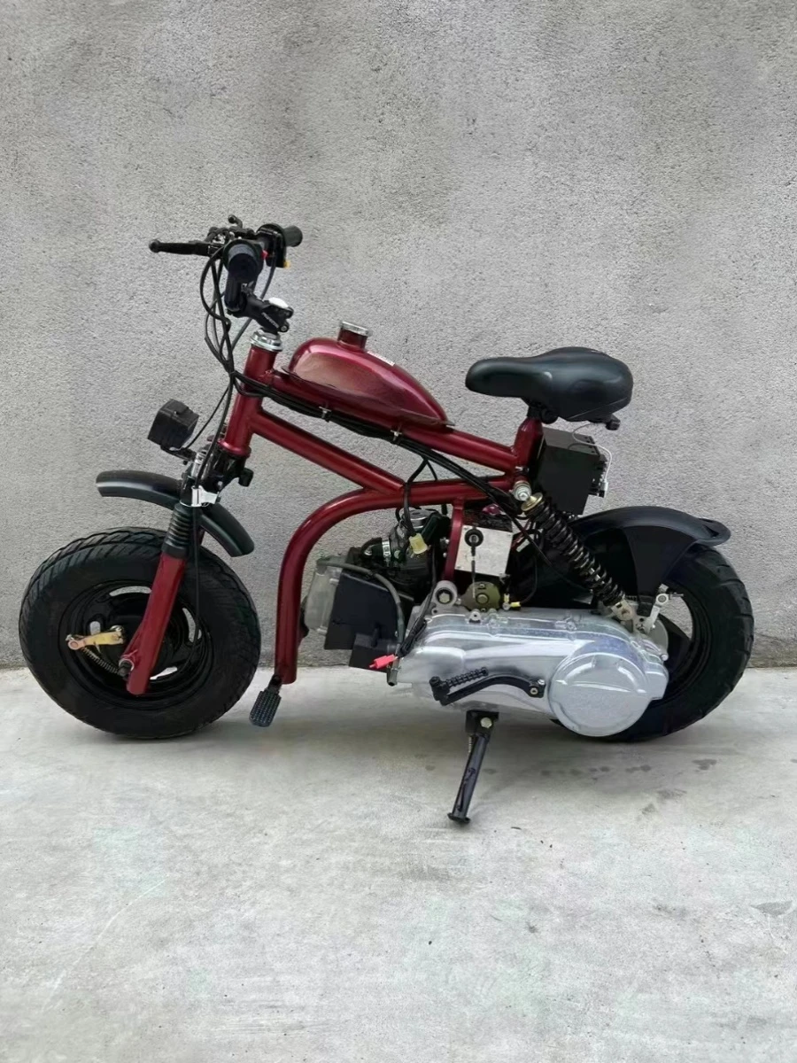 Mini small tank 125C two-wheeled off-road scooter continuously variable four-stroke gasoline motorcycle