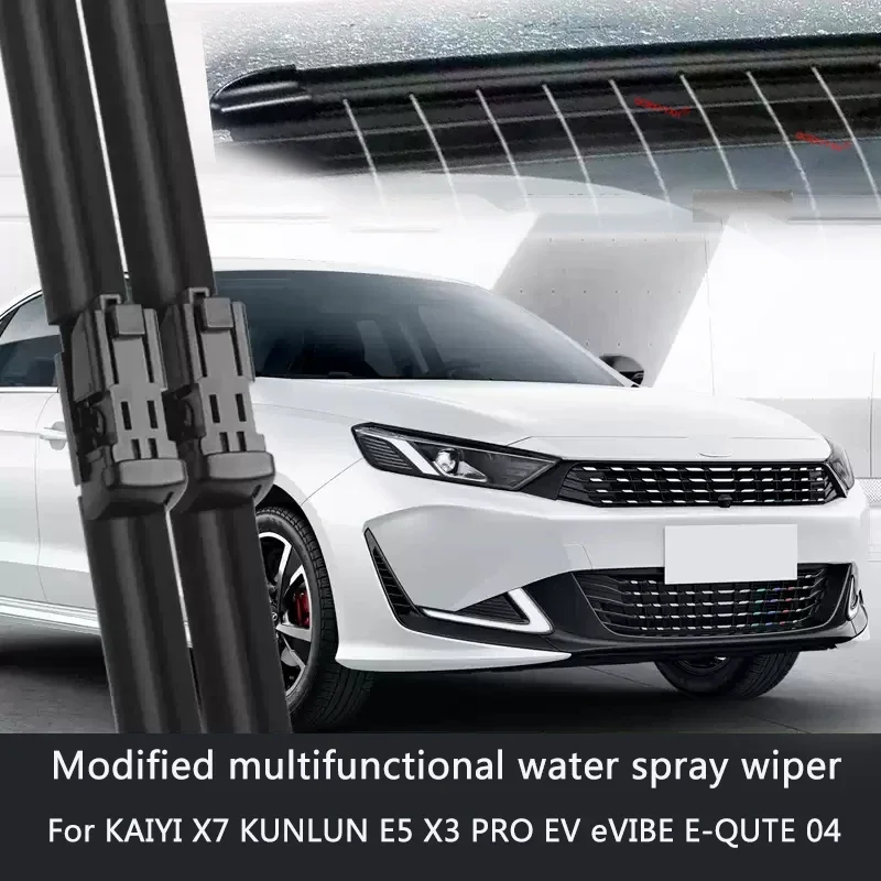 Car Modify Windshield Water Spray Wiper Auto Wet Arm Wiper Protect Accessory For KAIYI X7 KUNLUN E5 X3 PRO EV eVIBE E-QUTE 04