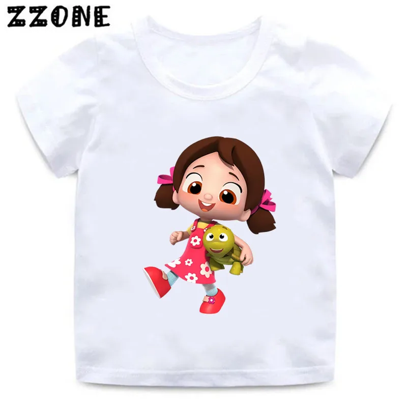 Hot Sale Niloya Musician Print Kids T-Shirts Cartoon Baby Girls Clothes Boys Summer Short Sleeve T shirt Children Tops,HKP5866