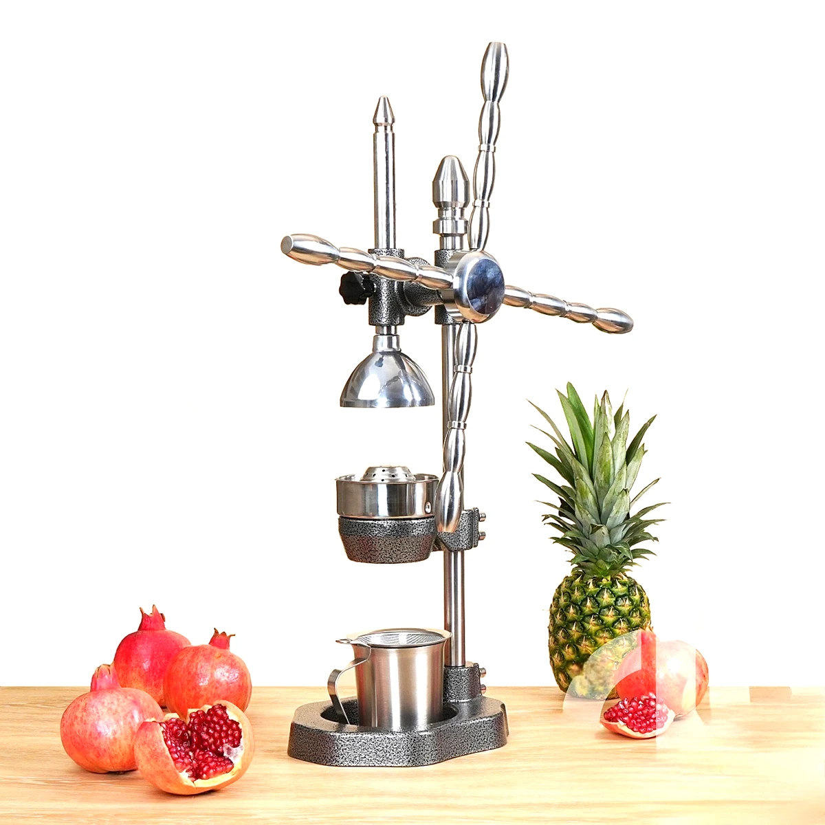 304SS Manual Rotary Juicer Efficient Labor-Saving Squeeze Juicer for Commercial And Household Use Juice Store Specific