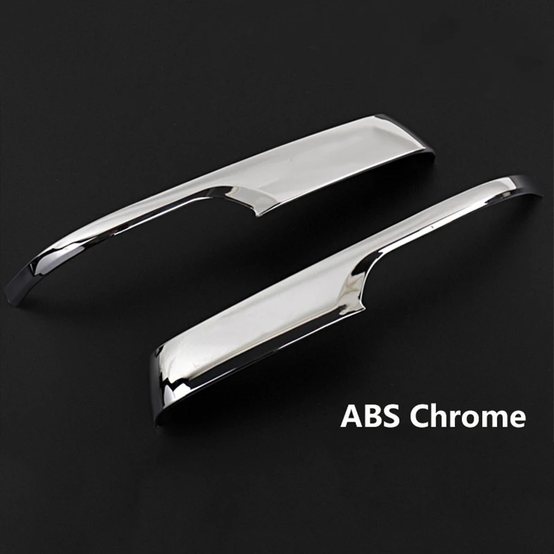 Chrome Car Rearview Mirrors Cover Trim Strip Sticker For Toyota Land Cruiser Prado 150 2010-2018 2019 2020 Exterior Accessories