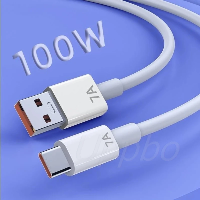 7A 100W PD Type-C Fast Charging Data Wire Multiple Length 0.25m/1m/1.5m/2m For Oneplus Realme Xiaomi Huawei Samsung OPPO