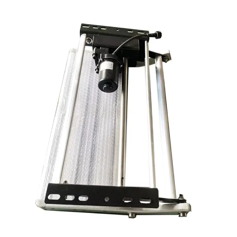 

Folding Electric Single or Double Steps with LED Light, Aluminum RV Stairs, 150kg Load Capacity for Camper Motorhome Trailers