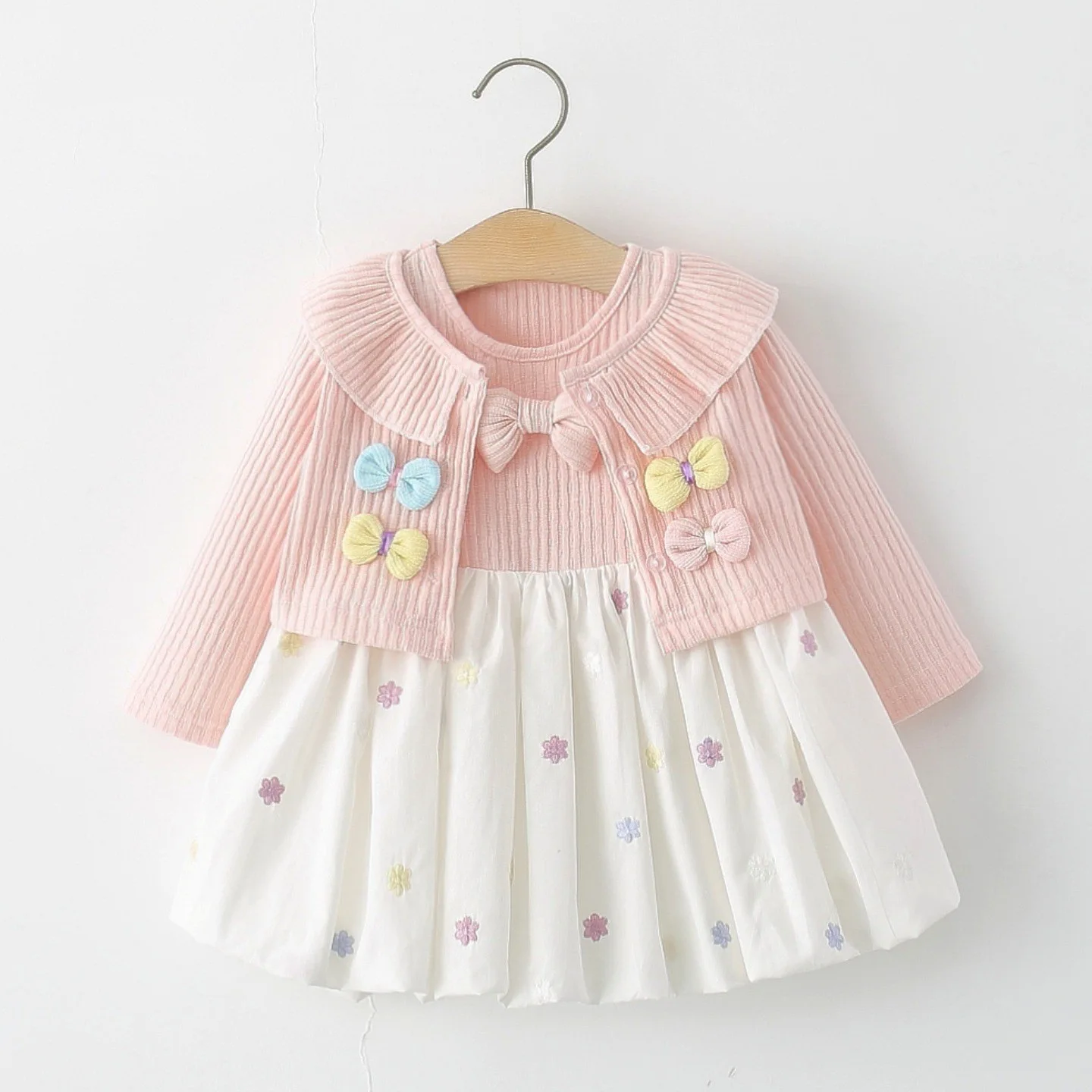 2026 Girl Dress Two Price Sets Apring Autumn Fashion New Girl Baby Autumn Cute Princess Dress