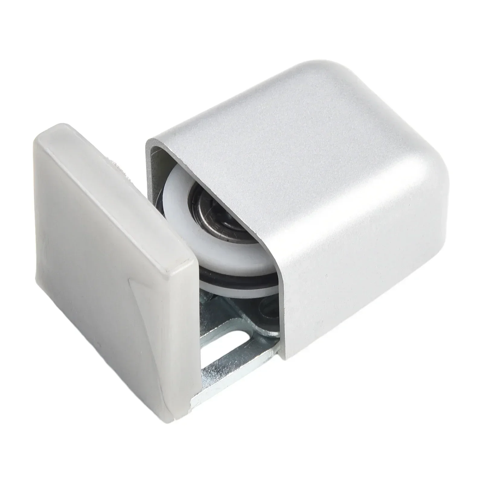 Adjustable Length Anti Swinging Home Barn Slotting Floor Guide Solid Mini Low Noise Steel Automatic Bottom Sliding Door Track